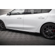 Maxton Design difuzory pod boční prahy ver.4 pro Ford Focus ST Mk4, černý lesklý plast ABS, Hatchback / Estate
