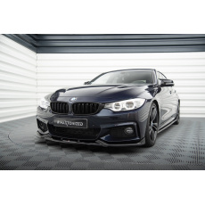Maxton Design spoiler pod přední nárazník pro BMW řada 4 F36, černý lesklý plast ABS, M-pack Maxton Design spoiler pod přední nárazník pro BMW řada 4 F36, černý lesklý plast ABS, M-pack