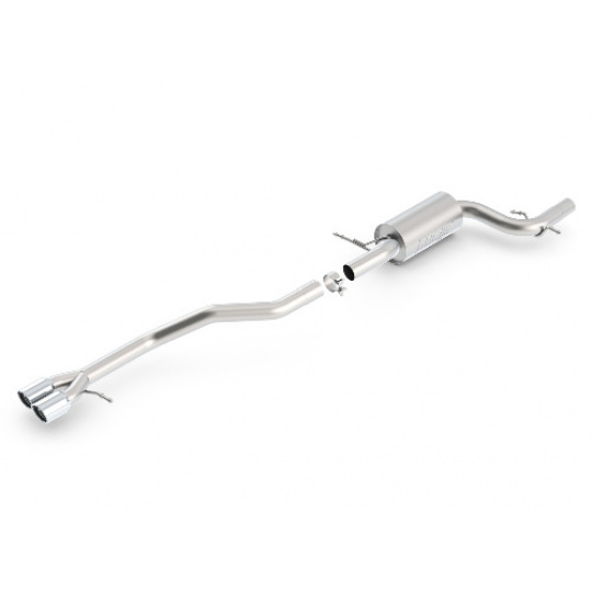 Borla Cat-Back výfukový systém "S-Type" pro Volkswagen Jetta 6 GLI 2,0l Turbo FWD, 4-dvéř., r.v. od 12-18