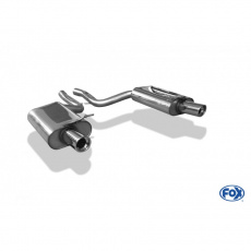 Fox Sportauspuff s koncovkou 1x90 Typ 17 na obou stranách pro Audi A4 B7 s motorem 1.8, 2.0, 3.0 TDI