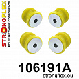 106191A: Strongflex Sada silentbloků předního nosníku varianta SPORT