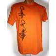 Revilo tričko - Custom Car Factory, oranžové, velikost M