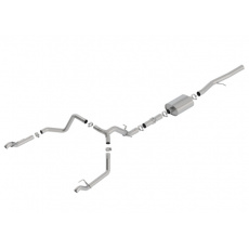 Borla Cat-Back výfukový systém "ATAK" pro Chevrolet Silverado 1500 6,2l V8 s aut. převodovkou, 2WD/AWD, EC/SB, CC/SHB, 147" WB, r.v. 2019-2020