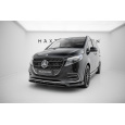 Maxton Design spoiler pod přední nárazník pro Mercedes třída V W447 Facelift 2 /AMG-Line, černý lesklý plast ABS