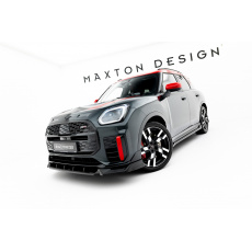 Maxton Design spoiler pod přední nárazník pro Mini Countryman JCW U25, černý lesklý plast ABS