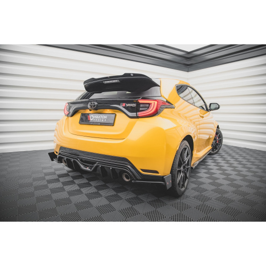 Maxton Design difuzory pod zadní nárazník s křidélky ver.4 pro Toyota GR Yaris Mk3, černý lesklý plast ABS Maxton Design difuzory pod zadní nárazník s křidélky ver.4 pro Toyota GR Yaris Mk3, černý lesklý plast ABS