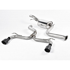 Milltek Sport výfukový systém cat-back 3" Race System pro Ford Focus Mk2 ST 225 2005-2010, GT-100 černé koncovky