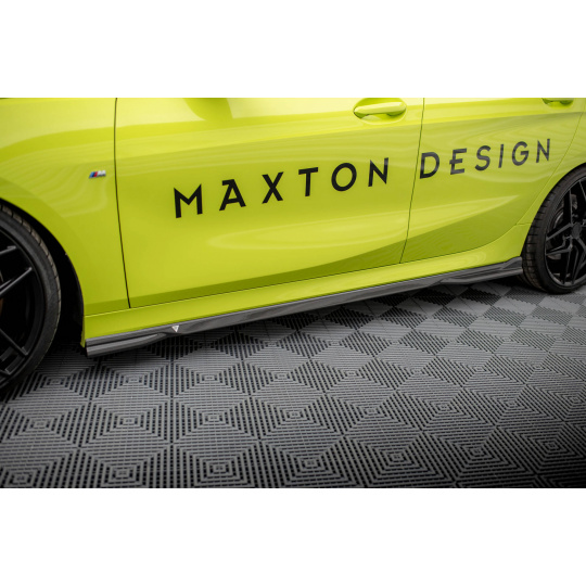 Maxton Design difuzory pod boční prahy pro BMW řada 1 F40, materiál pravý karbon, M-Pack/M135i