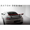 Maxton Design zadní křídlo s úzce rozkročenými držáky a LED světlem pro Porsche Cayman S 982c, pravý karbon