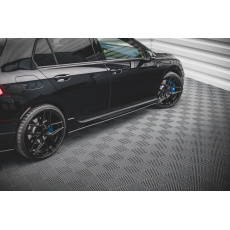 Maxton Design "Street Pro" difuzory pod boční prahy pro Volkswagen Golf R Mk8, plast ABS bez povrchové úpravy, s červenou linkou Maxton Design "Street Pro" difuzory pod boční prahy pro Volkswagen Golf R Mk8, plast ABS bez povrchové úpravy, s červenou linkou