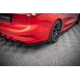 Maxton Design boční difuzory pod zadní nárazník v.6 pro Ford Focus ST-Line Mk4, černý lesklý plast ABS, Estate
