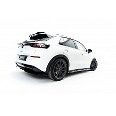 Maxton Design difuzory pod boční prahy pro Volkswagen T-Roc R-line Mk2, černý lesklý plast ABS