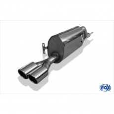 Fox Sportauspuff koncový tlumič výfuku s koncovkou 2x80 Typ 16 pro Alfa Romeo Mito s motorem 1.3 D, 1.4 T, 1.6 D