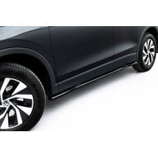 Maxton Design difuzory pod boční prahy pro Volkswagen Tiguan Mk3, černý lesklý plast ABS