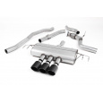 Milltek Sport výfukový systém cat-back bez rezonátoru (hlasitější) - Type-R Style pro Honda Civic FK7 1.5T Si 5-dvéř Hatch (bez OPF/GPF) 2015-2024, JET-100 karbonové koncovky