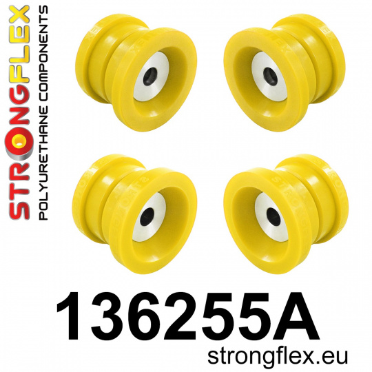 136255A: Strongflex Sada silentbloků předního nosníku varianta SPORT