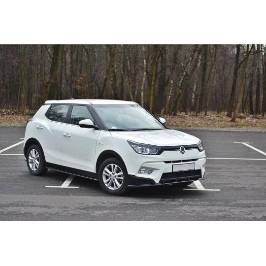 Maxton Design spoiler pod přední nárazník ver.1 pro SsangYong Tivoli, černý lesklý plast ABS Maxton Design spoiler pod přední nárazník ver.1 pro SsangYong Tivoli, černý lesklý plast ABS