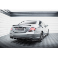 Maxton Design vložka zadního nárazníku pro Mercedes třída E W213/Sedan/AMG-Line, černý lesklý plast ABS