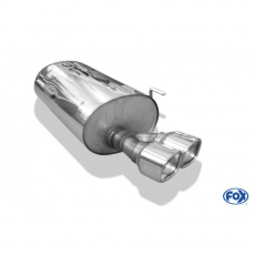 Fox Sportauspuff koncový tlumič výfuku s koncovkou 2x88x79 Typ 71 pro Peugeot 406 s motorem 3.0 24V, 3.0 V6
