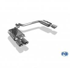 Fox Sportauspuff koncový tlumič výfuku s koncovkou 2x90 Typ 25 na obou stranách pro Audi S8 4H 2012- s motorem 4.0