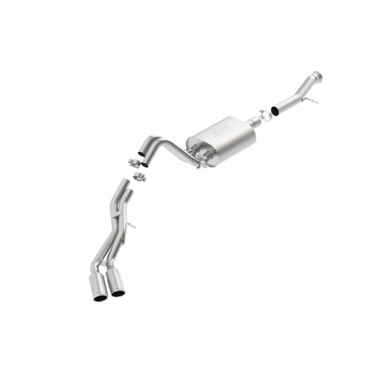 Borla Cat-Back výfukový systém "S-Type" pro GMC Yukon Denali 6,2l V8 s automatickou převodovkou, 4-dvéř., r.v. 2015-2020