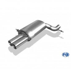 Fox Sportauspuff s koncovkou 2x76 Typ 10 pro Audi A4 B5 s motorem 1.8 T, 1.9 TDI, 2.4, 2.5 TDI, 2.6, 2.7 T, 2.8