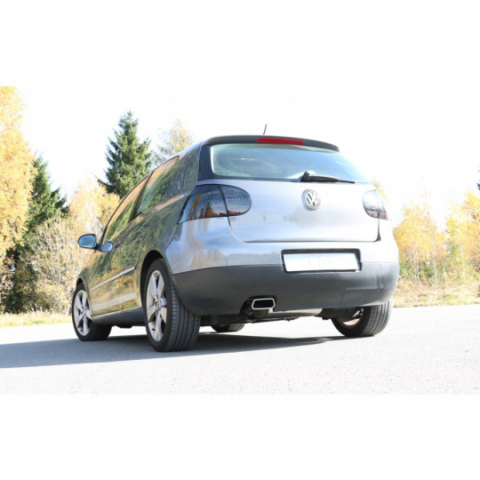 Fox Sportauspuff koncový tlumič výfuku s koncovkou 145x65 Typ 59 pro Volkswagen Golf V s motorem 2.0 TDI