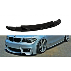 Maxton Design spoiler pod přední nárazník pro BMW řada 1 E87, černý lesklý plast ABS, M-Design