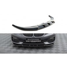 Maxton Design spoiler pod přední nárazník pro BMW řada 1 F40, černý lesklý plast ABS