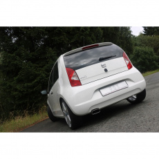 Fox Sportauspuff koncový tlumič výfuku s koncovkou 145x60 Typ 59 vlevo pro Škoda Citygo 2011- s motorem 1.0