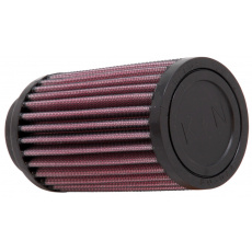 K&N univerzální kulatý filtr se vstupem 48 mm a výškou 127 mm, gumový vrchlík K&N univerzální kulatý filtr se vstupem 48 mm a výškou 127 mm, gumový vrchlík