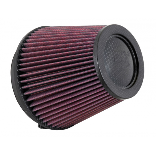 K&N univerzální kulatý filtr se vstupem 152 mm a výškou 152 mm, karbonový vrchlík