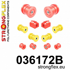 036172B: Strongflex Sada silentbloků zadního zavěšení