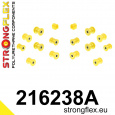 216238A: Strongflex Sada silentbloků zadního zavěšení varianta SPORT