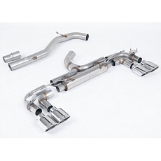 Milltek Sport výfukový systém cat-back 80mm Race System (bez rezonátoru - nejhlasitější) pro Volkswagen Golf MK7 R 2.0 TSI 300PS (80mm Race System Options) 2014-2016, typ koncovek: oválná leštěná