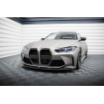 Maxton Design spoiler pod přední nárazník v.3 pro BMW M3 G80, G81, materiál pravý karbon