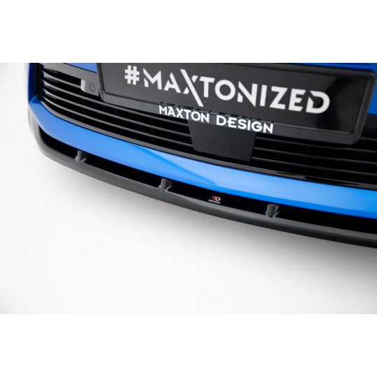 Maxton Design spoiler pod přední nárazník ver.2 pro Opel Astra L (Mk5), černý lesklý plast ABS, Sports Tourer/ Hatchback
