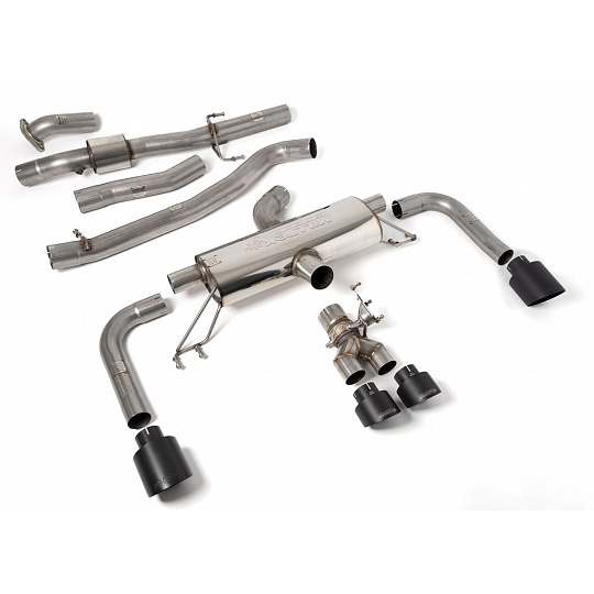 Milltek Sport výfukový systém primary cat-back 76.2mm / 3" bez rezonátoru (nejhlasitější) pro Toyota Corolla GR Corolla 1.6 Turbo 2023-2024, GT typ koncovek: GT černé Milltek Sport výfukový systém primary cat-back 76.2mm / 3" bez rezonátoru (nejhlasitější) pro Toyota Corolla GR Corolla 1.6 Turbo 2023-2024, GT typ koncovek: GT černé