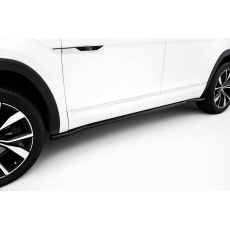 Maxton Design difuzory pod boční prahy pro Volkswagen Atlas R-Line Mk1 Facelift 2, černý lesklý plast ABS Maxton Design difuzory pod boční prahy pro Volkswagen Atlas R-Line Mk1 Facelift 2, černý lesklý plast ABS