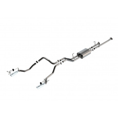 Borla Cat-Back výfukový systém "ATAK" pro Toyota Tundra 4.6L / 5.7L V8 automat, 2WD/4WD r.v. 2009-2013, barva koncovek: chromové