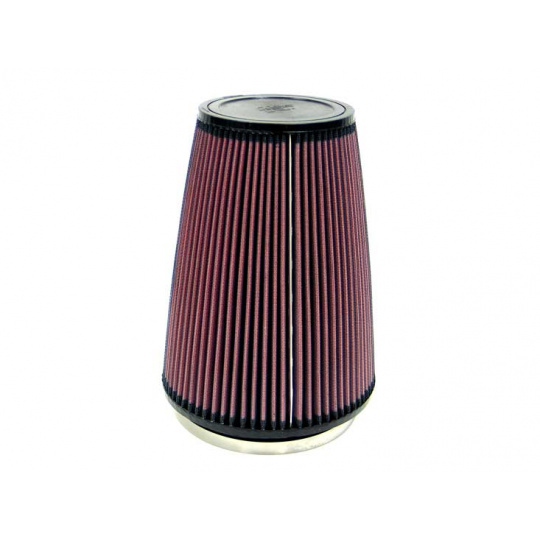 K&N univerzální kulatý zkosený filtr se vstupem 152 mm a výškou 254 mm, gumový vrchlík