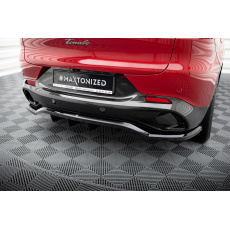 Maxton Design středový spoiler pod zadní nárazník s žebrováním pro Alfa Romeo Tonale Mk1, černý lesklý plast ABS