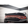Maxton Design prodloužení spoileru pro Dodge Charger Mk7 Facelift SRT, černý lesklý plast ABS