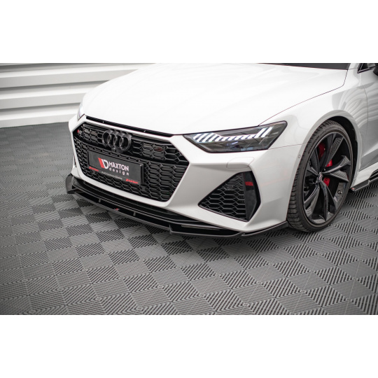 Maxton Design spoiler pod přední nárazník ver.1 pro Audi RS7 C8, černý lesklý plast ABS Maxton Design spoiler pod přední nárazník ver.1 pro Audi RS7 C8, černý lesklý plast ABS