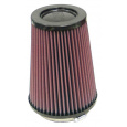 K&N univerzální kulatý zkosený filtr se vstupem 102 mm a výškou 178 mm, karbonový vrchlík