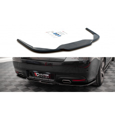 Maxton Design středový spoiler zadního nárazníku pro Peugeot 508 Mk1 GT, černý lesklý plast ABS