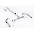 Milltek Sport Front Pipe-back Front Resonator Back - Race & Non-Valved (Loudest) pro Mercedes třída A A35 AMG 2.0 Turbo (Sedan - bez OPF/GPF) 2019-2024, využívá originálních koncovek