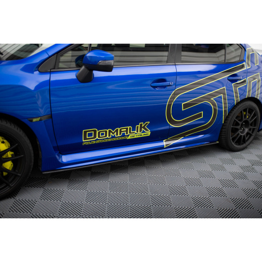 Maxton Design "Street Pro" difuzory pod boční prahy pro Subaru Wrx STI Mk1, STI Mk1 Facelift, plast ABS bez povrchové úpravy