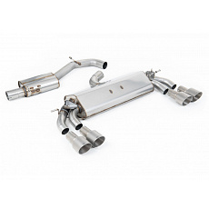 Milltek Sport homologovaný výfuk cat-back GPF Back s rezonátorem pro Audi S3 2.0 TFSI quattro Sportback 8V.2 (s GPF) 2019-2020, dvojité, kulaté, typ koncovek: GT-100 titanové Milltek Sport homologovaný výfuk cat-back GPF Back s rezonátorem pro Audi S3 2.0 TFSI quattro Sportback 8V.2 (s GPF) 2019-2020, dvojité, kulaté, typ koncovek: GT-100 titanové