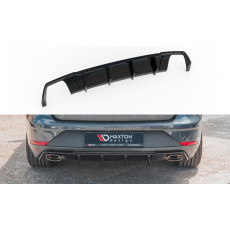Maxton Design vložka zadního nárazníku ver.2 pro Seat Leon Cupra Mk3 Facelift, černý lesklý plast ABS, ST (combi) Maxton Design vložka zadního nárazníku ver.2 pro Seat Leon Cupra Mk3 Facelift, černý lesklý plast ABS, ST (combi)
